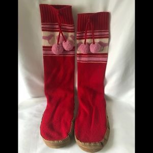 Victoria’s Secret PINK Sweater Slipper Socks SZ M